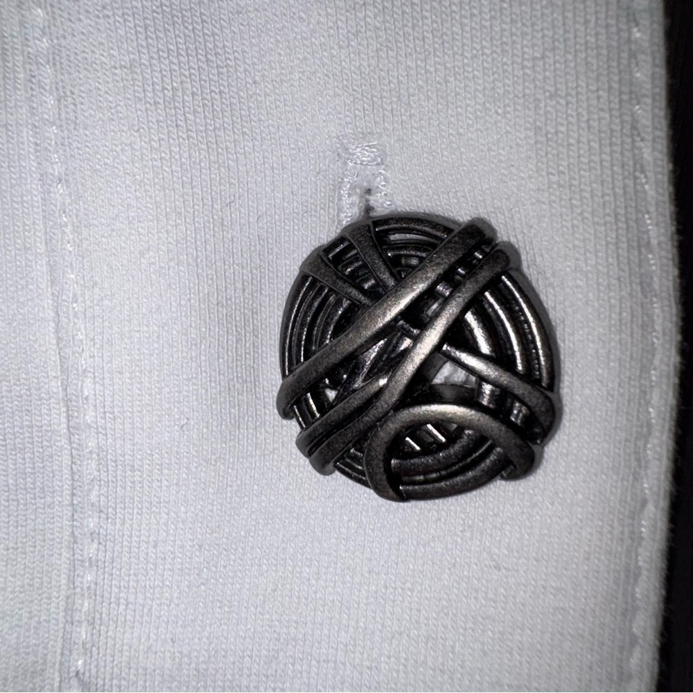 Neon Buddha White Jacket with Stretch, Relaxed Fit, Long Sleeves, NWT - Picture 2 of 7